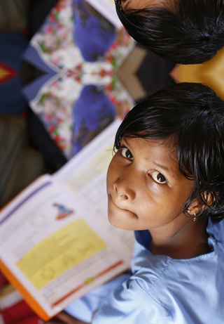 Supporting girls education in India